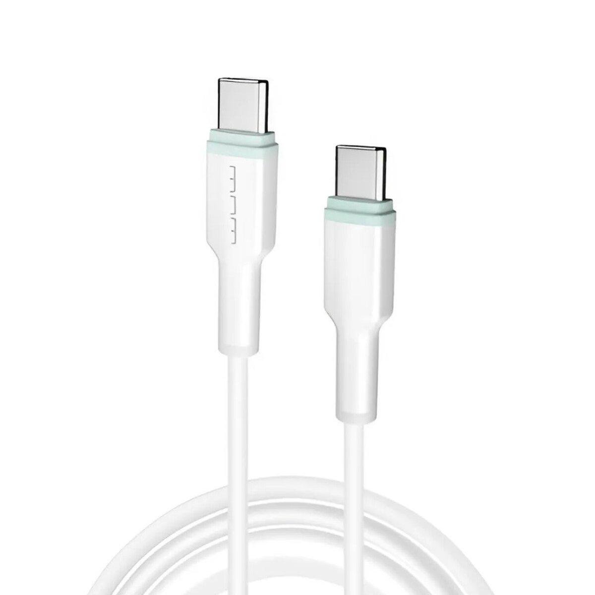 Кабель Wuw X205 Type-C to Type-C 65W 1 м White (25816279) Кабель Wuw X205 Type-C to Type-C 65W 1 м White (25816279)