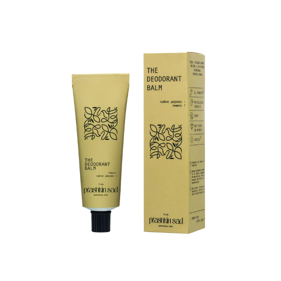 Бальзам-дезодорант натуральный PTASHKIN SAD THE DEODORANT BALM литсея-пальмароза 50 г (4821046276794)