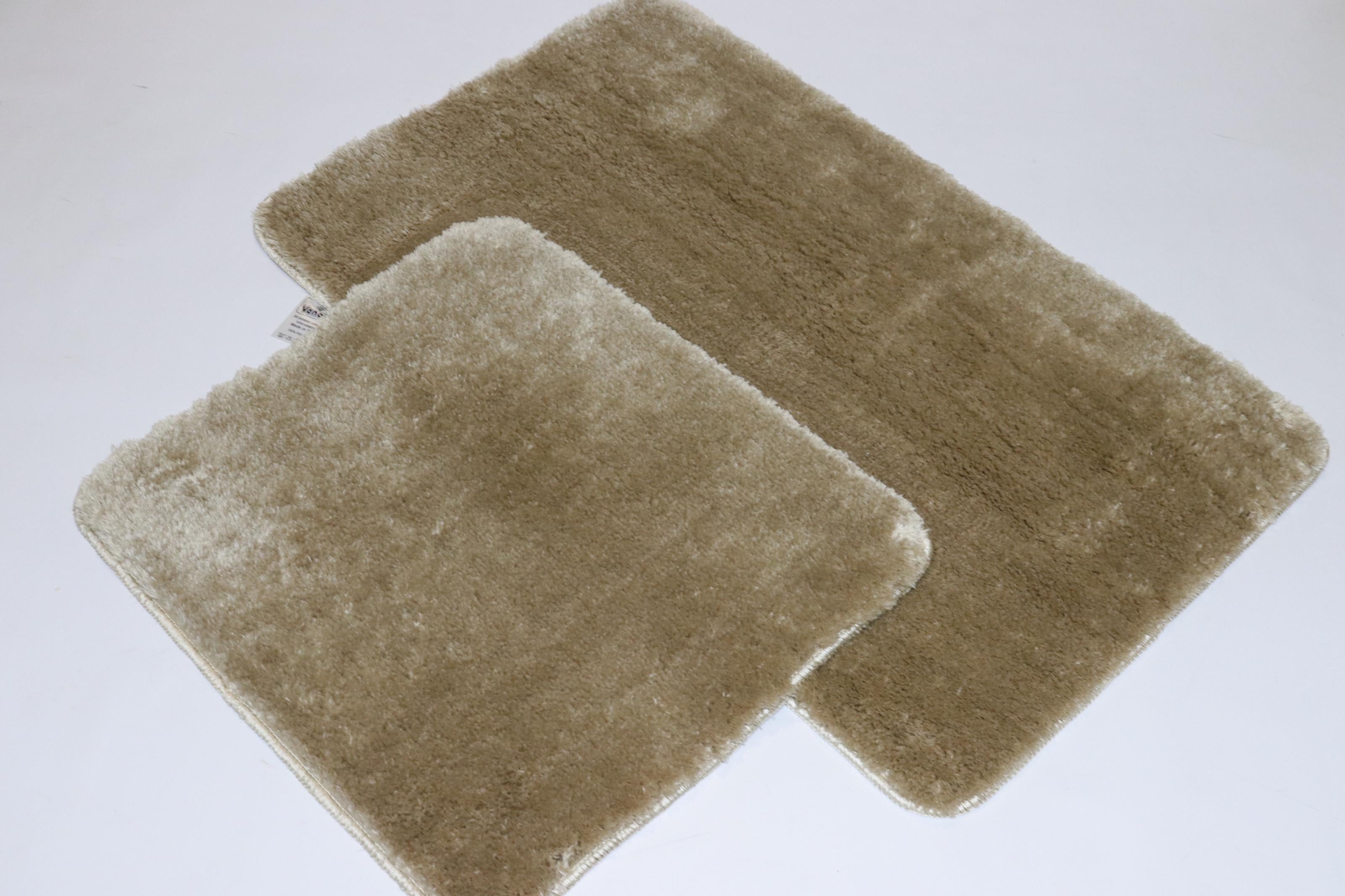 Набор ковриков Softmicro для ванной и туалета 60x100/50x60 см Cappuccino (07005)