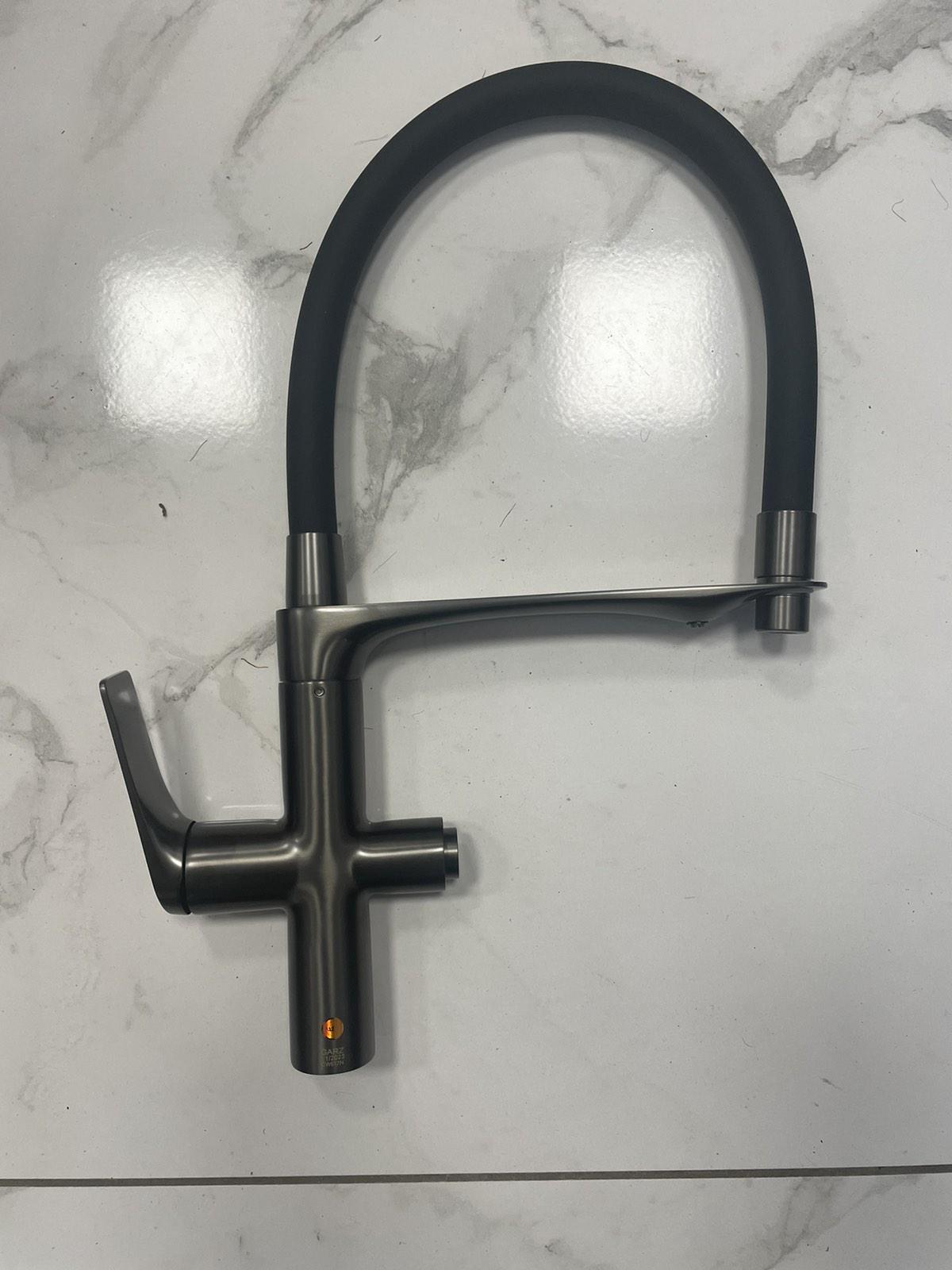 Мойка кухонная Kroner 7848LHM левая/смеситель для кухни с подключением к фильтру KRP Graz-GRP03815 - фото 12