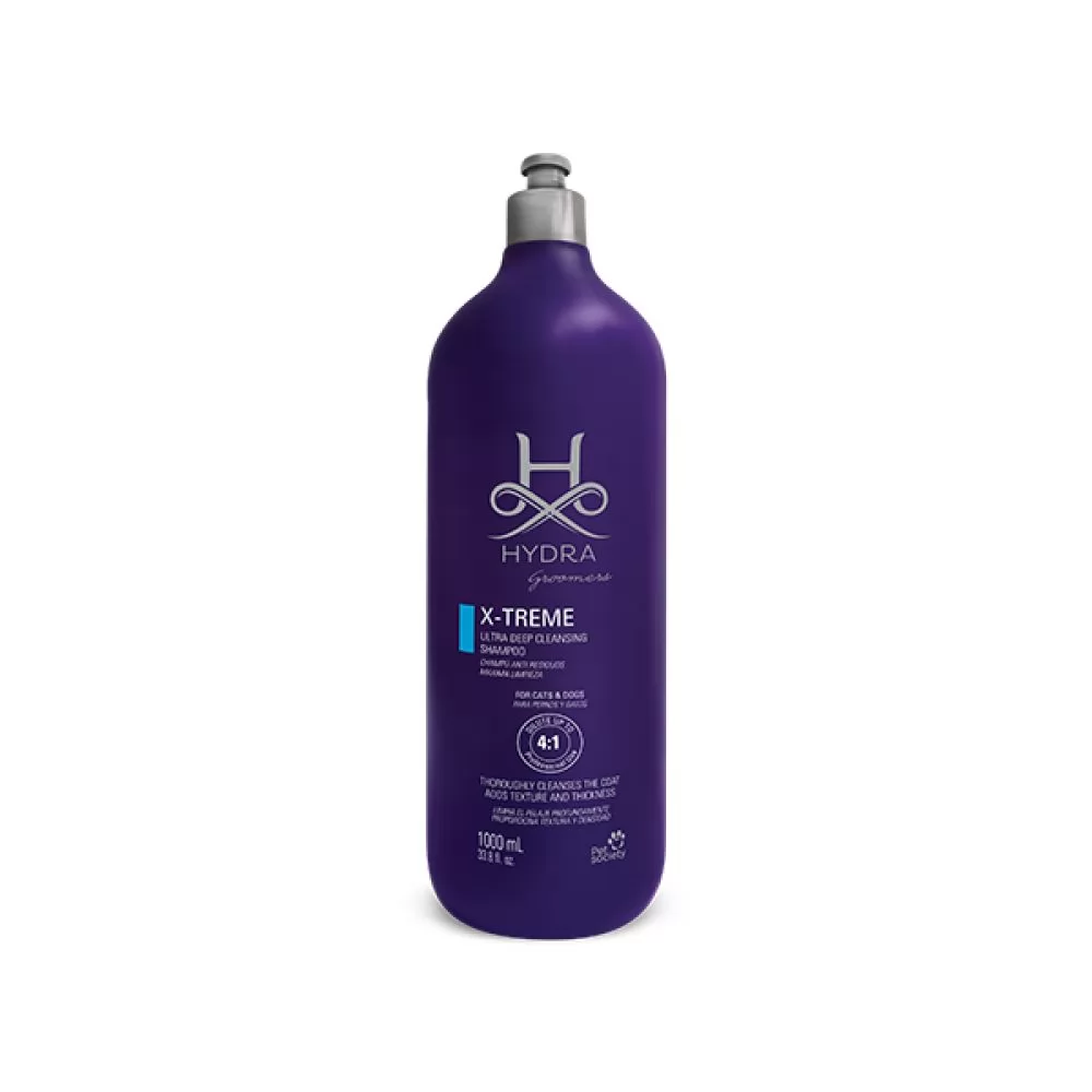 Шампунь для очистки и обезжиривания шерсти животных Hydra GROOMERS X-Treme Ultra Deep Cleansing Shampoo 1 л (24198997)