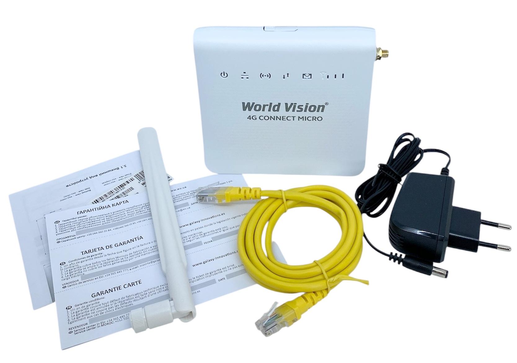 Роутер 3G/4G World Vision Connect мікрослот для сім карти вихід під антену 150 Мбіт/с (28282182) - фото 2 Роутер 3G/4G World Vision Connect мікрослот для сім карти вихід під антену 150 Мбіт/с (28282182) - фото 2