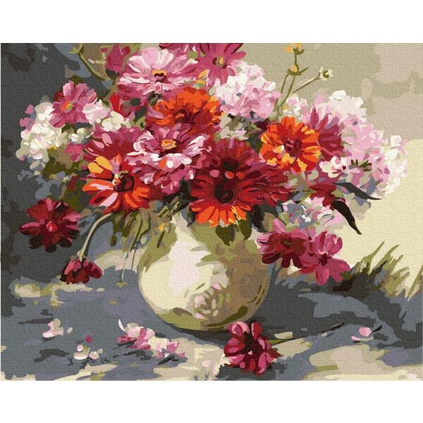 Картина по номерам Brushme GX24694 Букет ярких маргариток 40x50 см (1320740649)