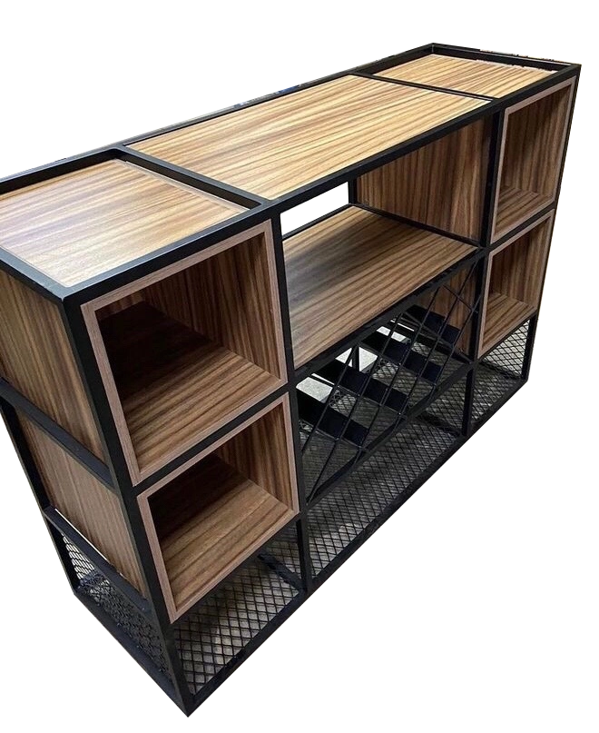 Cтеллаж для винных бутылок EcoLoft IN-2249 в стиле лофт (24624514)