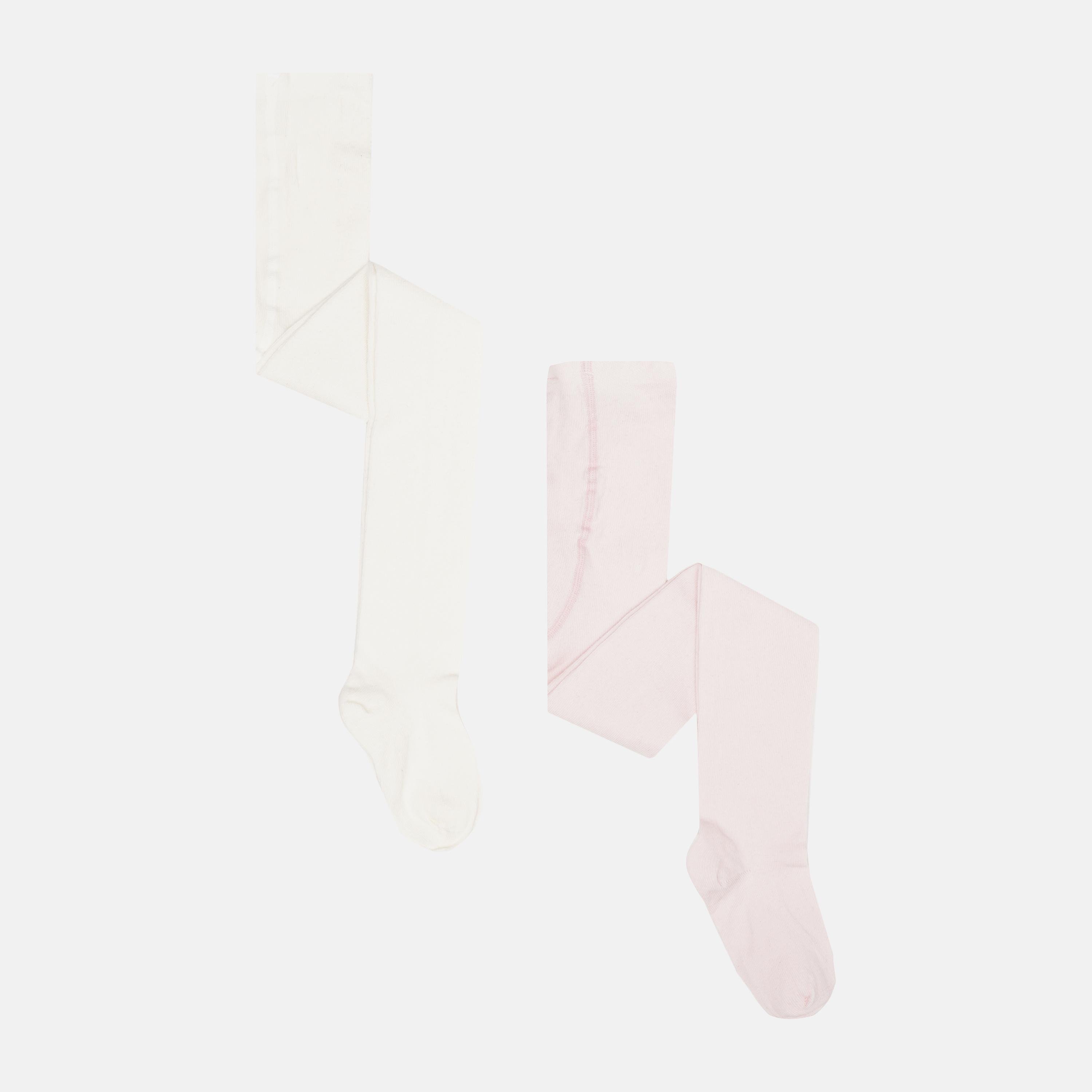 Колготки C&A 98-104 см 2 шт. Розовый/Белый (643252026750)