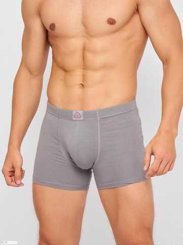 Трусы-боксеры Kappa Boxer Uomo Elastico Ric c/etichetta Logo 2XL Серый (K1201 GrigioUnito-2XL)