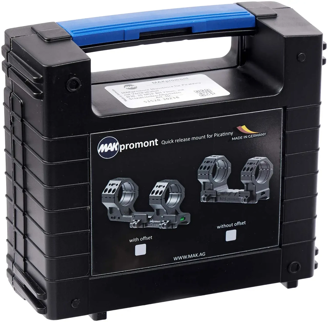 Кріплення-моноблок Mak Makpromont High 20 MOA Picatinny d 30 мм - фото 6 Кріплення-моноблок Mak Makpromont High 20 MOA Picatinny d 30 мм - фото 6