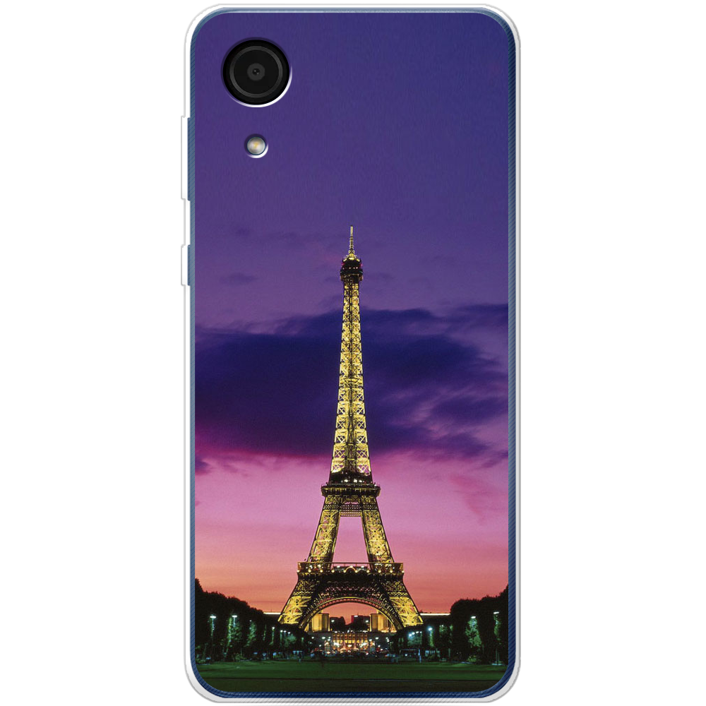 Чехол BoxFace Samsung Galaxy A03 Core (A032) Полночь в Париже Прозрачный силикон (43939-up964-43939)