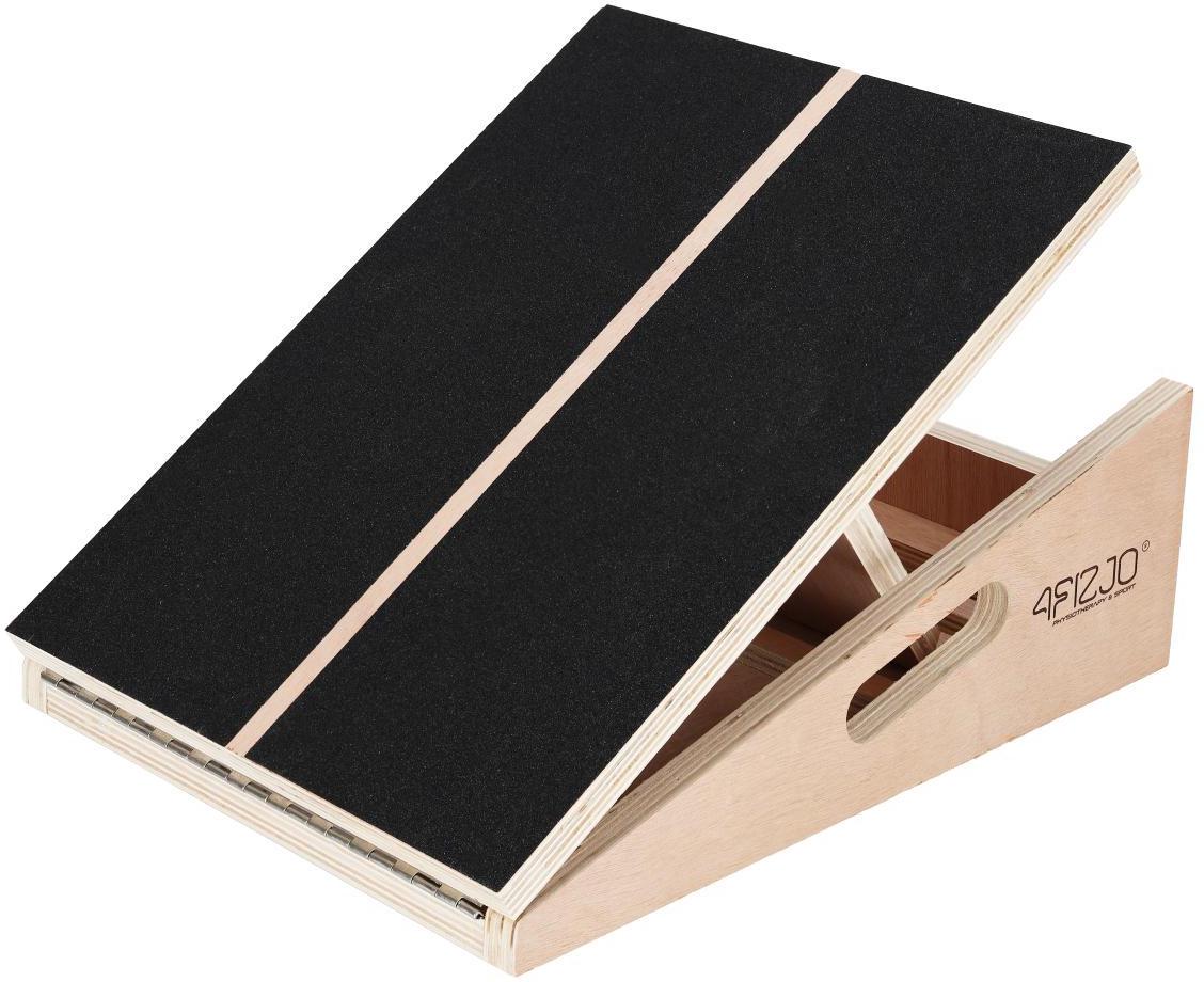 Клін-платформа 4fizjo Slant Board 5 рівнів для присідань та розтяжки дерев'яна (P-5905973402019)