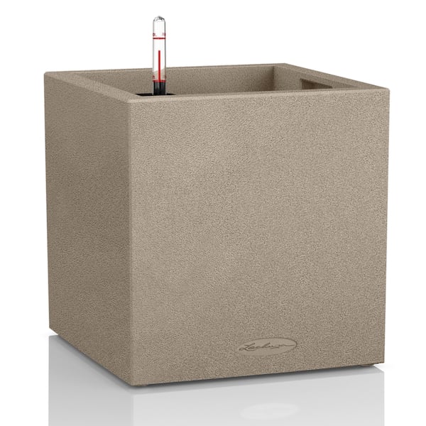 Вазон Lechuza CANTO Stone 30 low Світло-бежевий