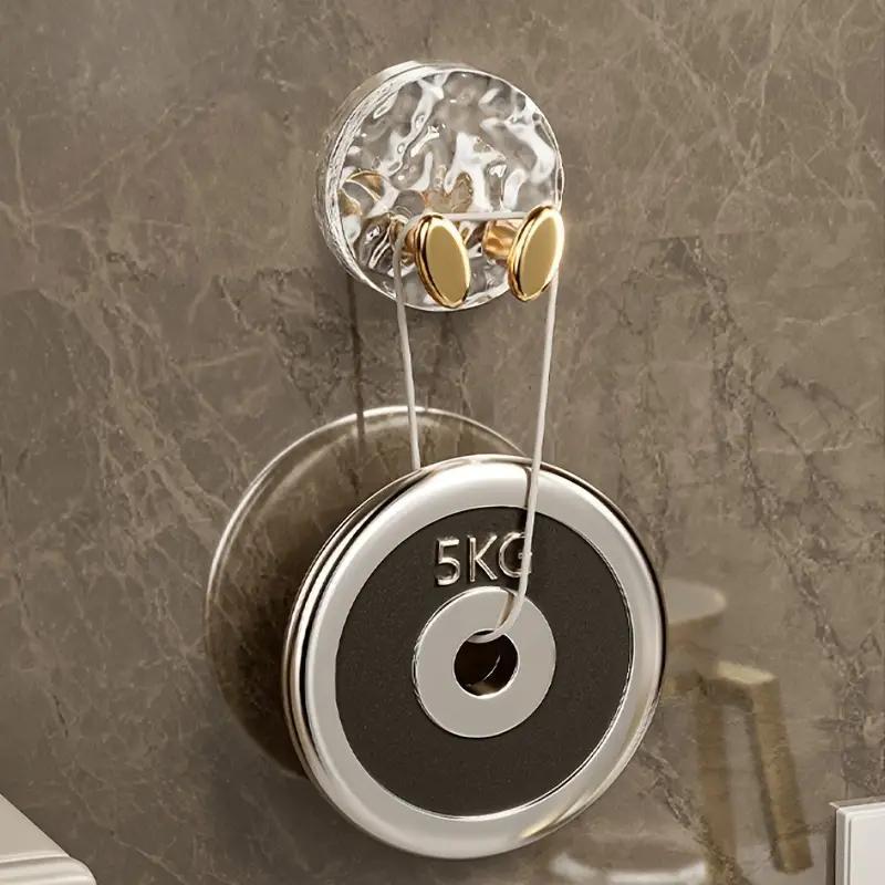 Гачок самоклейний настінний для організації аксесуарів і кабелів Сріблястий з прозорим (3000003763) - фото 6 Гачок самоклейний настінний для організації аксесуарів і кабелів Сріблястий з прозорим (3000003763) - фото 6