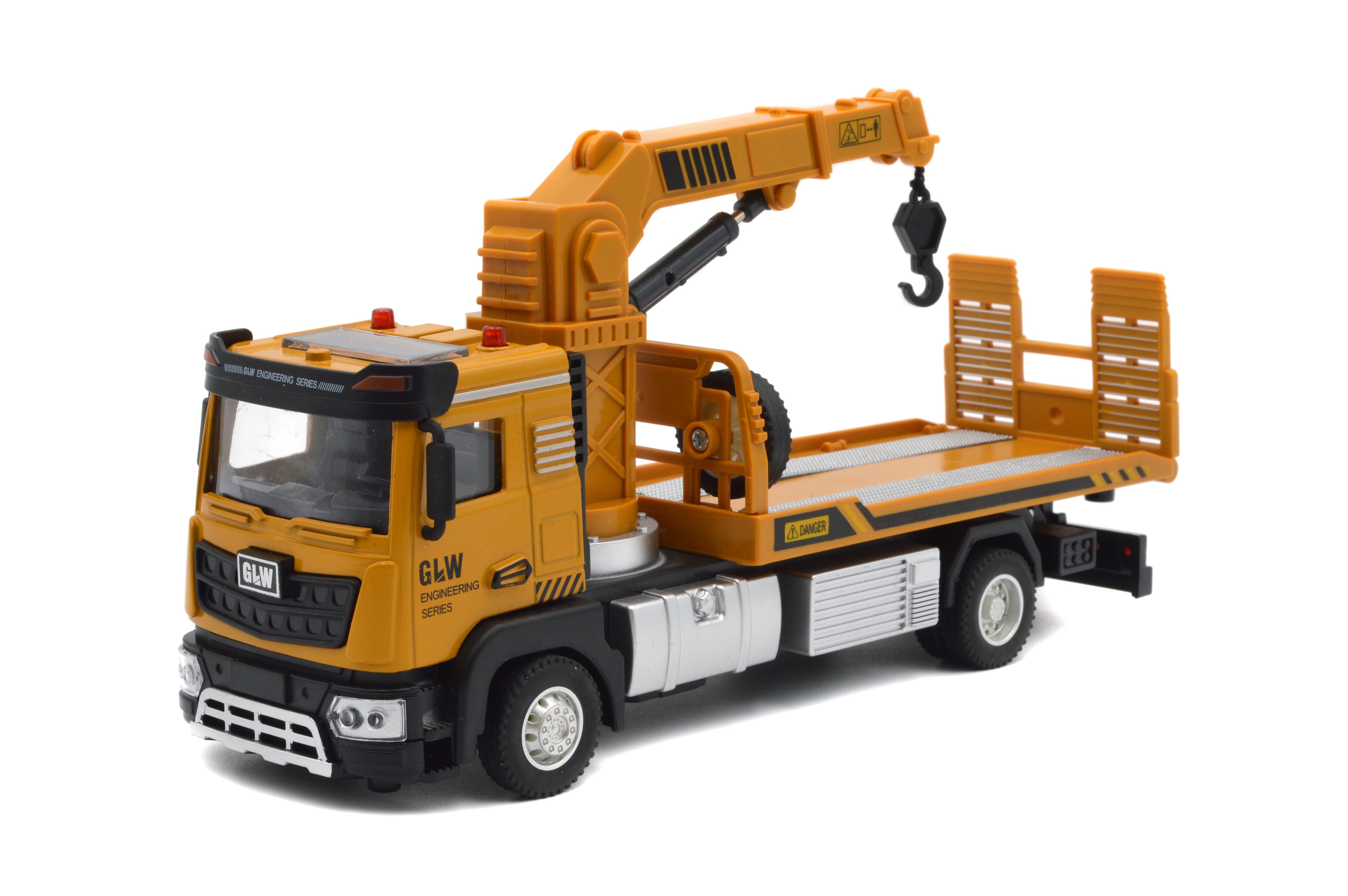 Модель евакуатора з металевою кабіною інерція звуки світло 61255