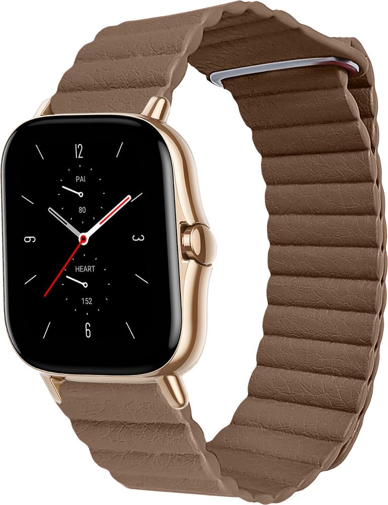 Ремешок кожаный Genis для Amazfit GTS 2 Brown (26504-30)