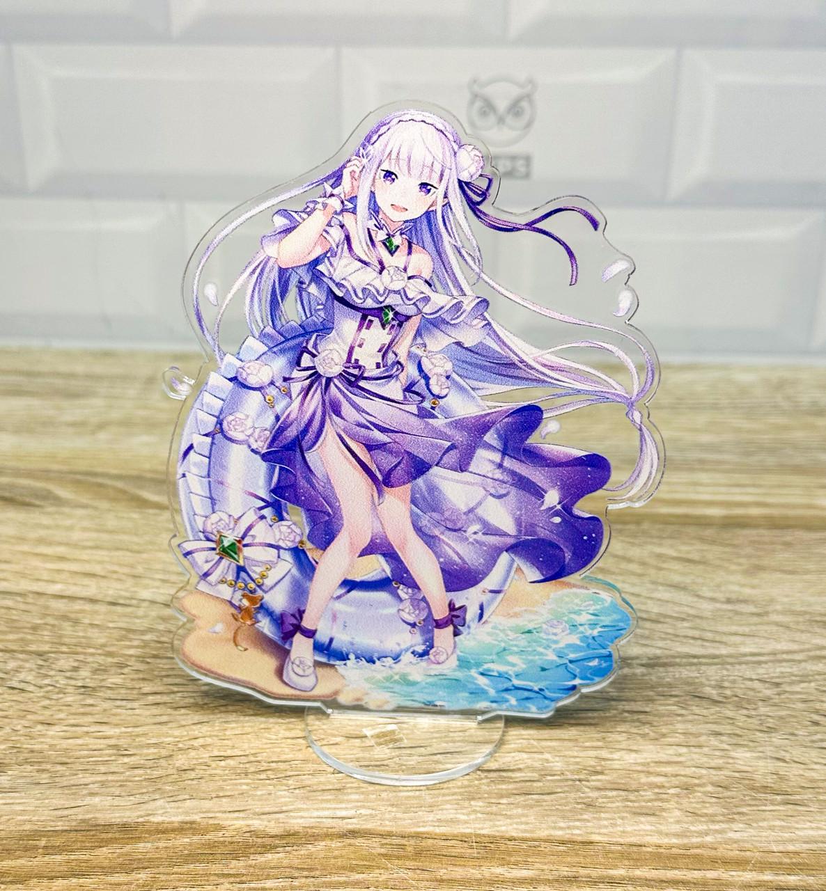 Фигурка коллекционная акриловая Аниме Re Zero Эмилия 1 15 см (2123036748)