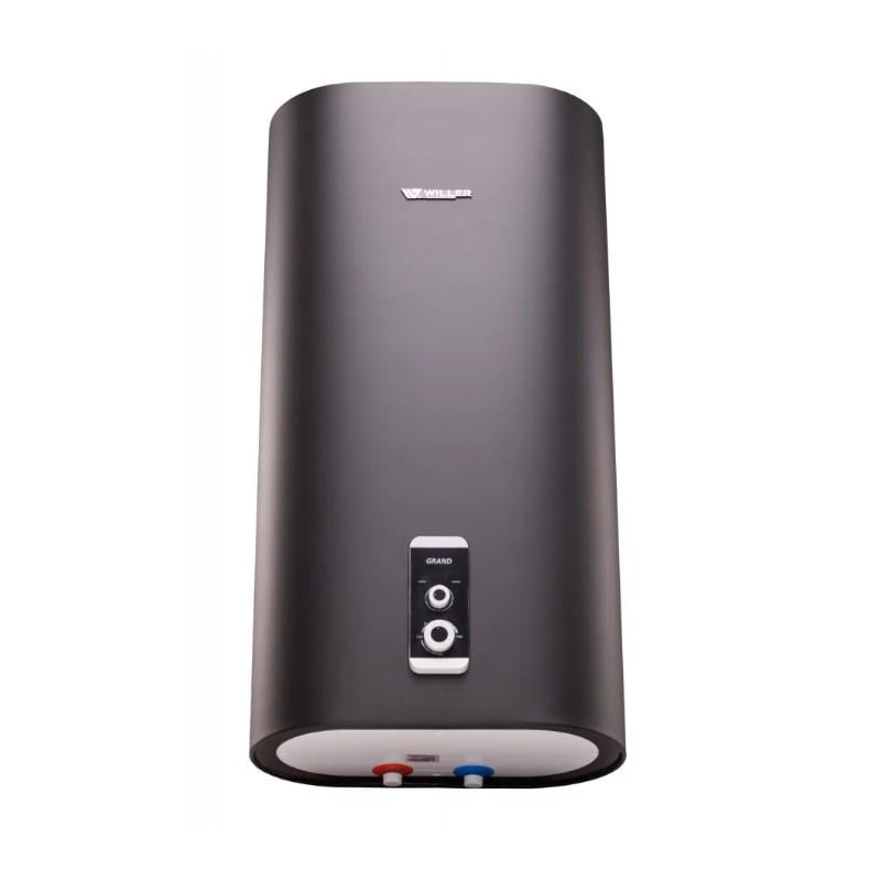 Бойлер Willer EV100DR Grand вертикальний на 100 л з сухим теном Чорний матовий (0045)