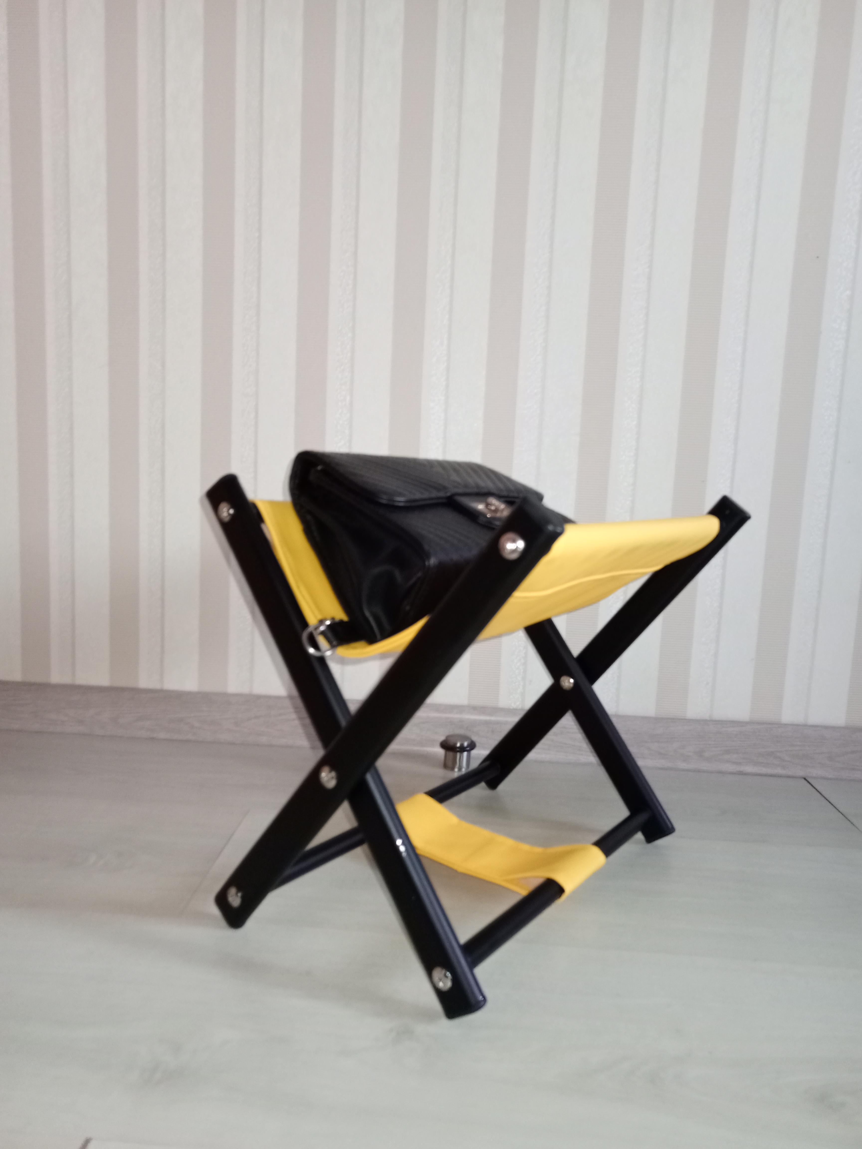 Підставка для сумки висота 31 см Жовтий/Чорний - фото 2