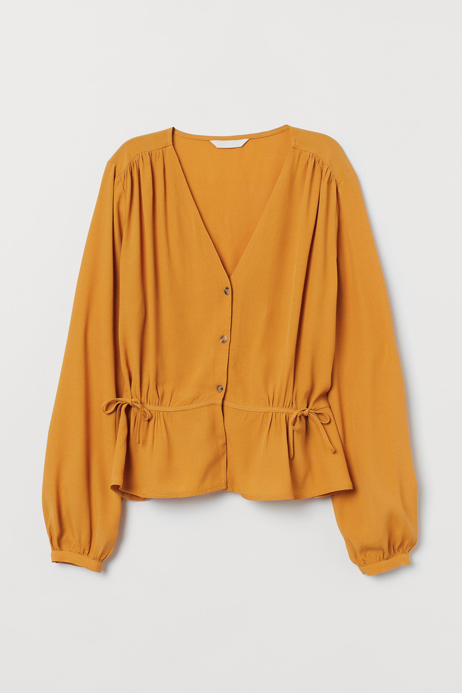 Блуза H&M р. 34 Оранжевый (2128060120)