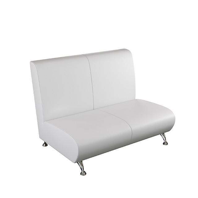 Диван офисный для зоны ожидания Олимп 120 см Белый (10974б)