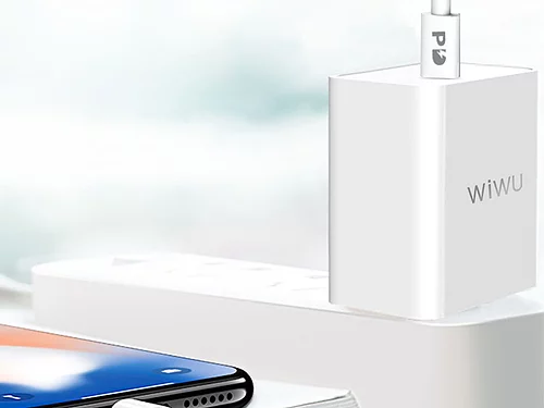 Мережевий зарядний пристрій адаптер WIWU Wall Charger 20 W Type-C блок живлення для телефону - фото 4