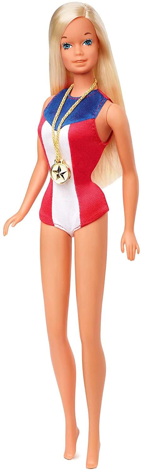 Кукла Barbie коллекционная с золотой медалью 1975 Gold Medal Doll (GPC77)