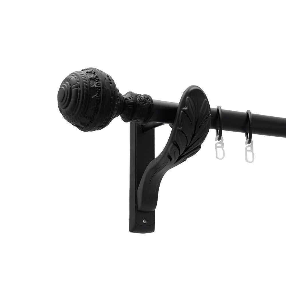 Карниз трубчастий одинарний Orvit Арабеска ретро 25 мм 400 см Чорний оксамит (009-2173) - фото 1 Карниз трубчастий одинарний Orvit Арабеска ретро 25 мм 400 см Чорний оксамит (009-2173) - фото 1