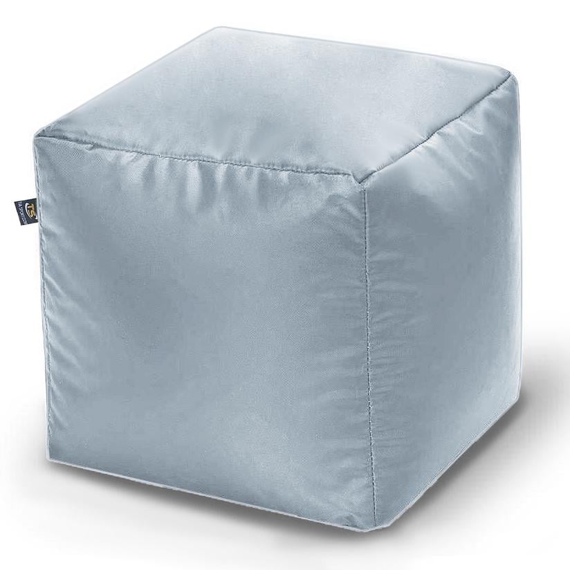 Бескаркасный пуф Tia-Sport Кубик оксфорд 30x30x30 см Светло-серый (24879957) - фото 1