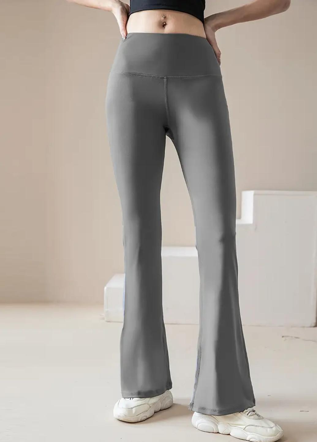 Леггинсы клеш женские спортивные Comfort Style C4 XL Серый (1853-46-01) - фото 2