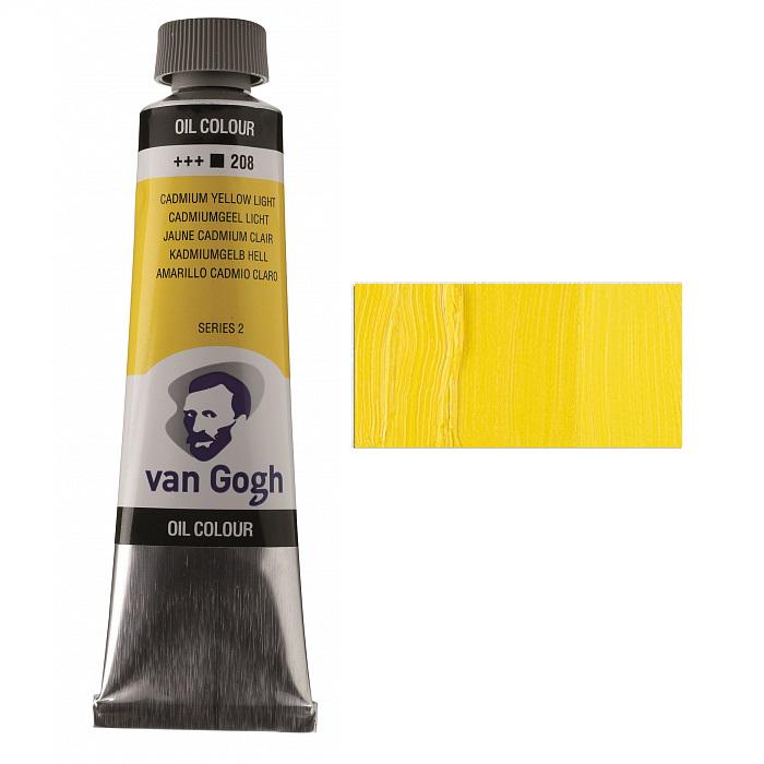 Масляная краска Van Gogh туба 40 мл 208 Кадмий желтый светлый (02052083)