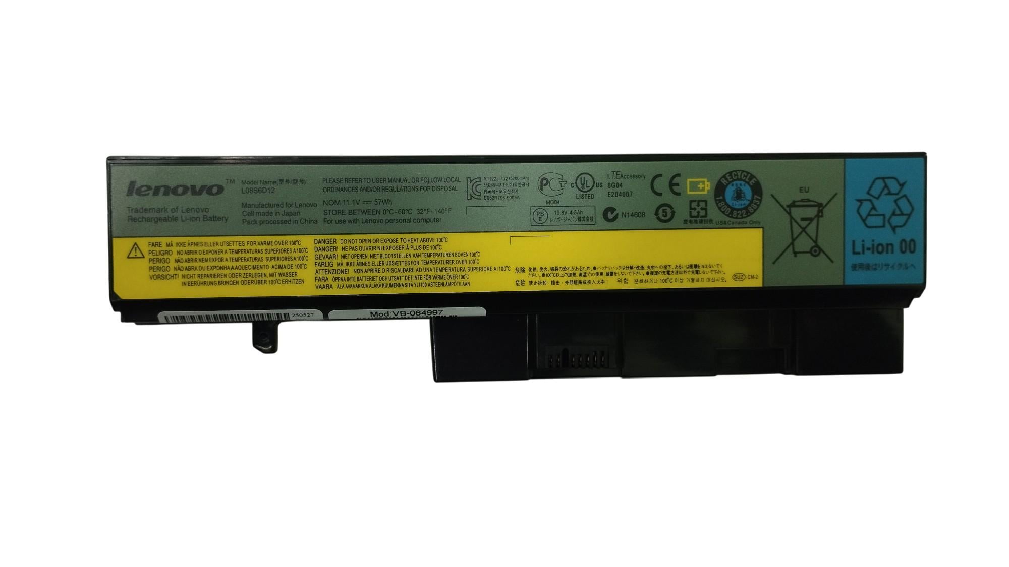 Аккумулятор для ноутбука Lenovo L08S6D12 IdeaPad U330 11,1V 5200 mAh (064997)