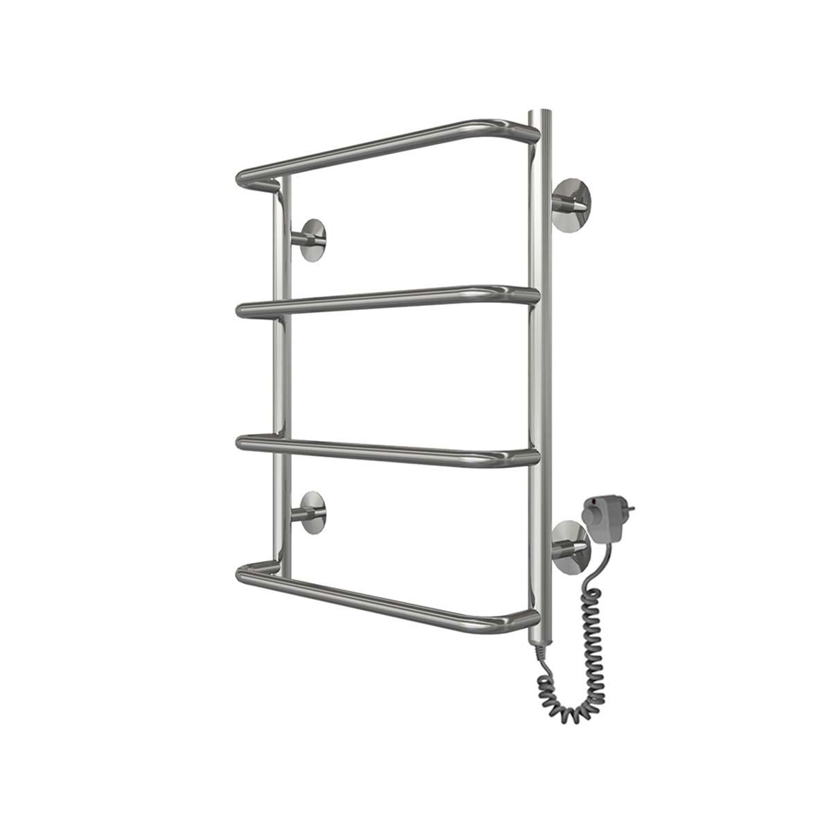 Полотенцесушитель электрический Deffi Стандарт П4 EF16 правое подключение нержавеющая сталь 400х600 мм Хром (C.SS.60.40.4.E.C.R.5)