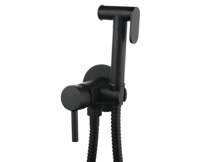 Смеситель для биде с встроеной лейкой Black Moon с аэратором Neo (9576637)