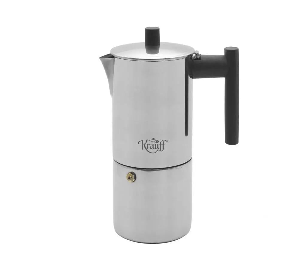 Гейзерна кавоварка Krauff Strom 300 мл Сріблястий (7f1ca9c3)