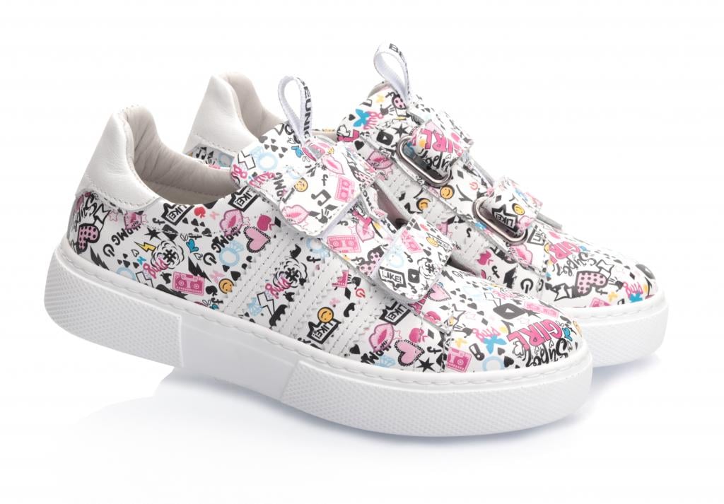 Кроссовки Topitop для девочек р. 36 Бело-разноцветный (1738)