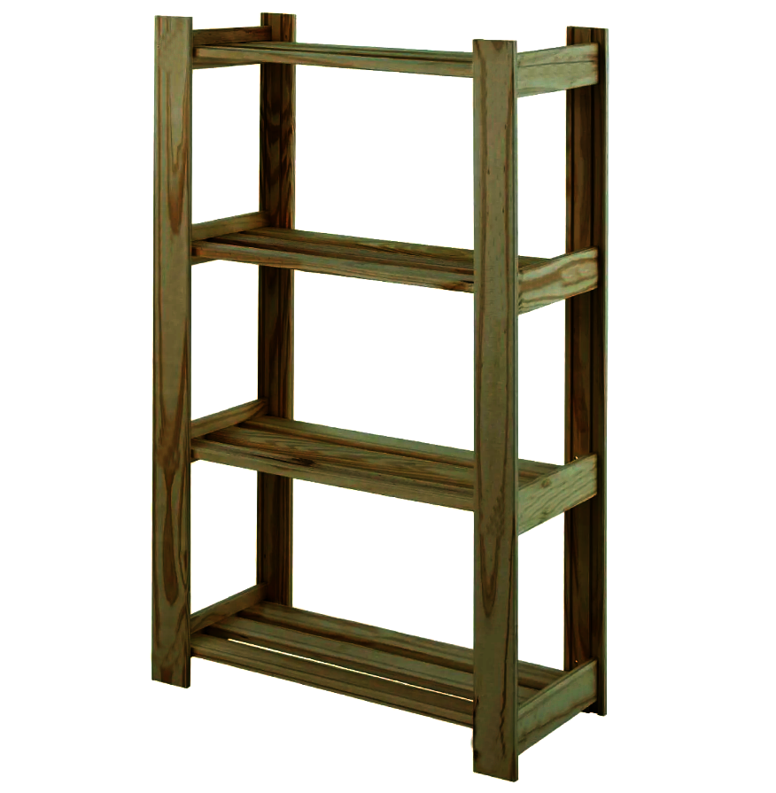 Этажерка для бани/сауны из дерева Байдабо Мускат (БЭТ-000207)