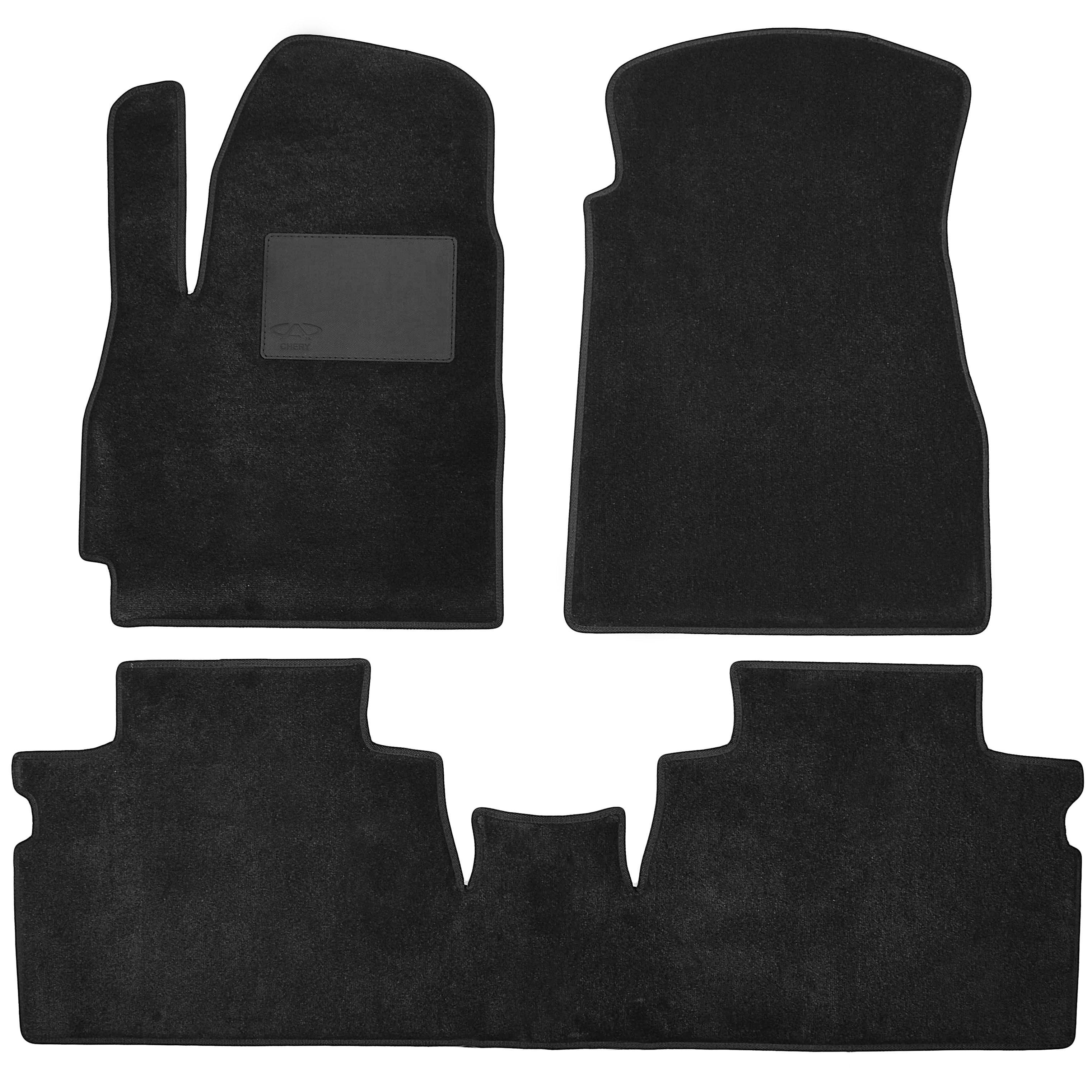 Коврики в салон для Chery Jetour X70 '20- текстильные Черный (226807)