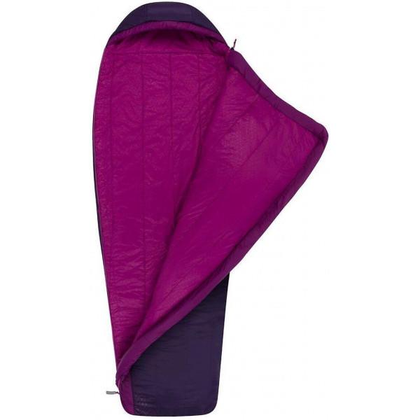 Спальник Sea to Summit Quest QuII Women's Long 2019 Right Zip Blackberry/Grape Long (AQU2-WL) - фото 2