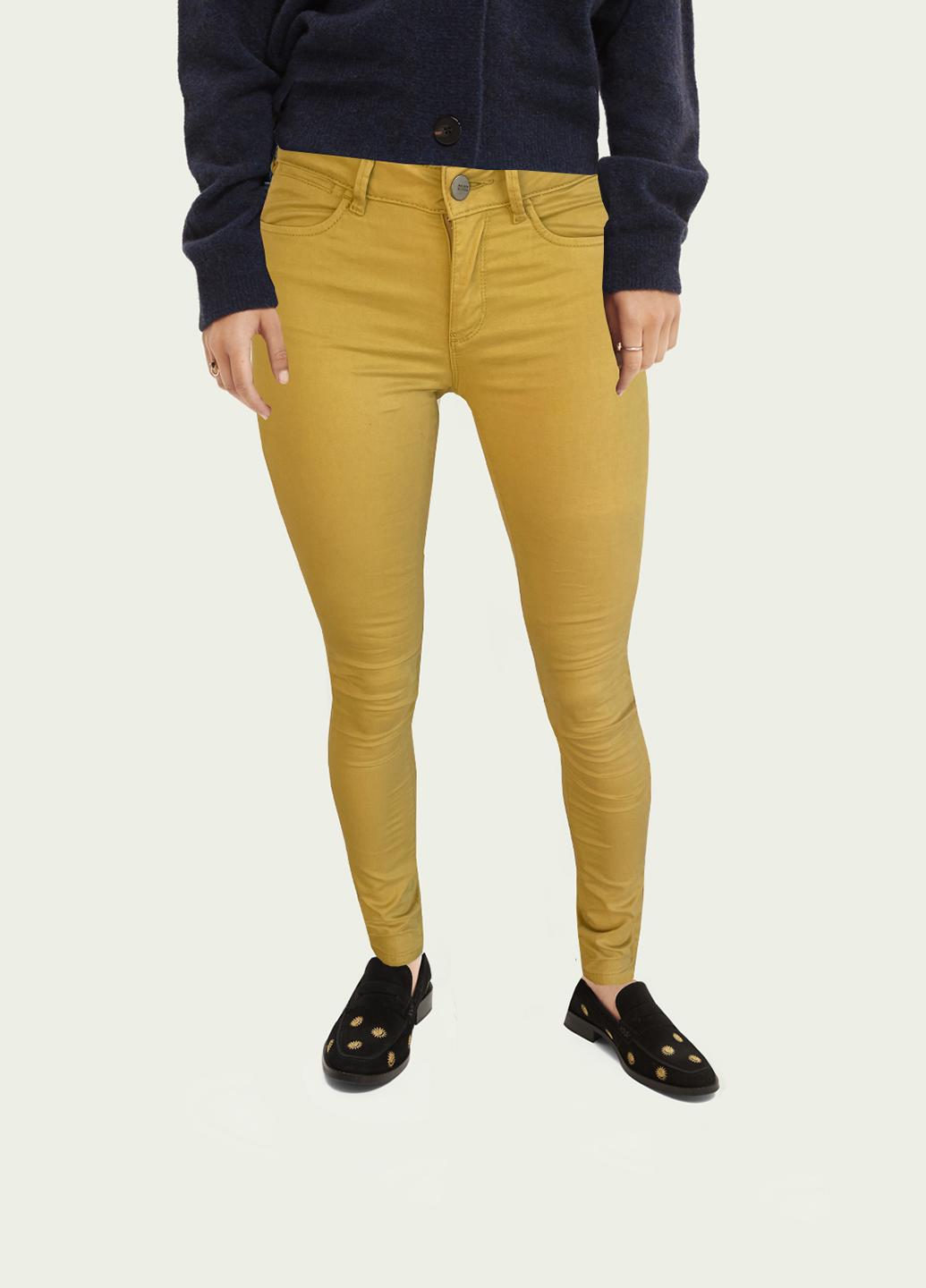 Брюки женские H&M р.32 Желтый (136959b31 W24L)