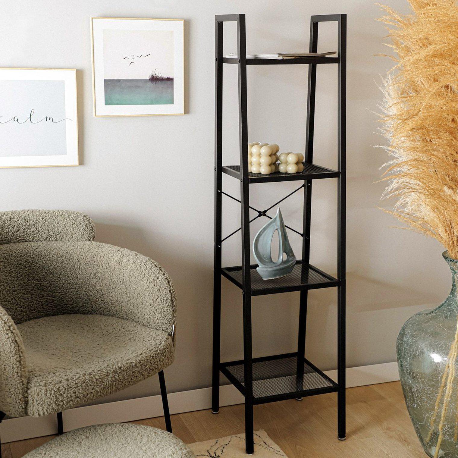 Стелаж Homla MALMI 3 Чорний (210683) - фото 5