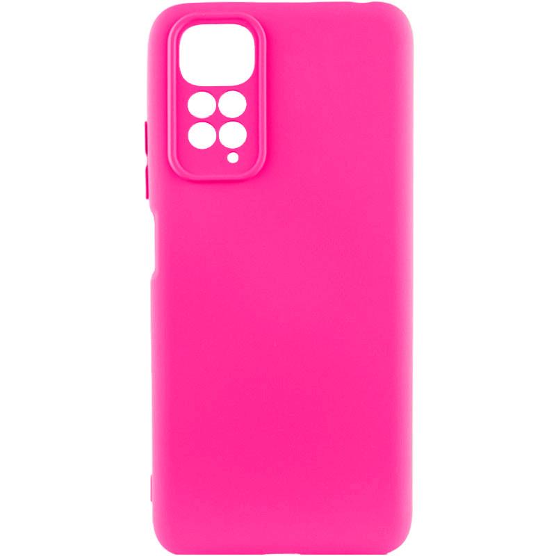 Противоударный чехол Silicone Cover Lakshmi Full Camera (AAA) для Xiaomi Redmi Note 11 (Global) / Note 11S  РОЖЕВИЙ / BARBIE PINK