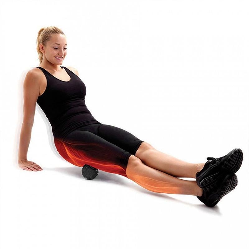 Мяч для массажа Dobetters PVC для расслабления мышц с шипами Black (25713726) - фото 2 Мяч для массажа Dobetters PVC для расслабления мышц с шипами Black (25713726) - фото 2