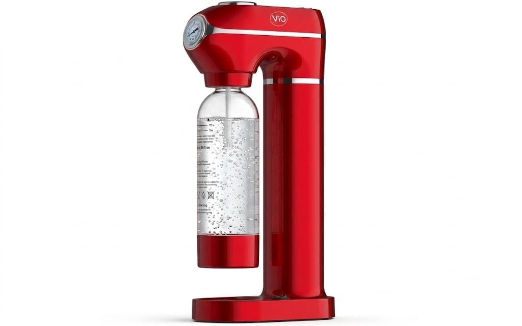 Сифон для газування води з манометром ViO SodaBoom SB-7006 Red