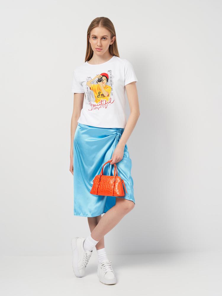 Футболка женская Frekans 73-2016х01 L Белый (25714867)