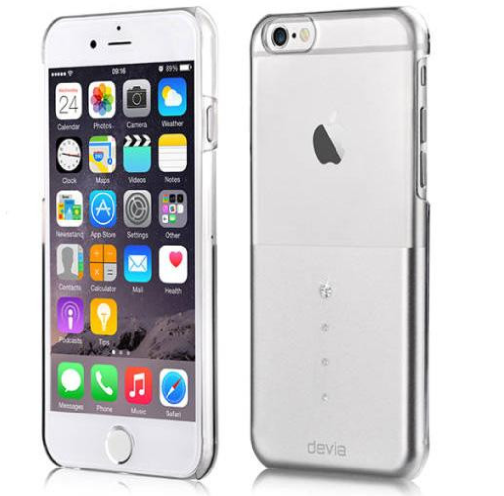 Чехол-накладка Devia Crystal Mighty Bumper Series for iPhone 6/6S, Silver Чехол-накладка Devia Crystal Mighty Bumper Series for iPhone 6/6S, Silver