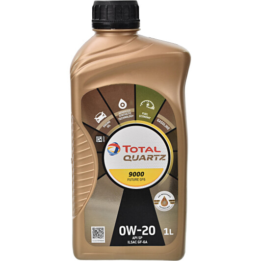 Моторное масло Total Quartz 9000 Future SP GF-5/GF-6A 0W-20 1 л (193627)