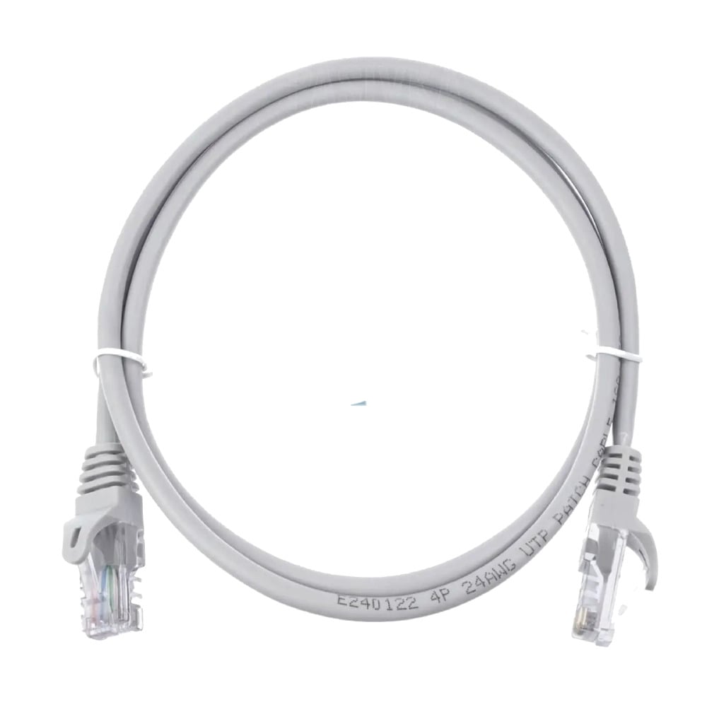 Патч-корд Kingda UTP PAUT3100 5e 1 м Сірий (27918625)