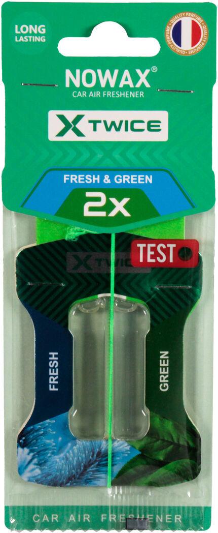 Ароматизатор для авто Nowax X Twice Fresh & Green жидкий 5 мл (0312741)