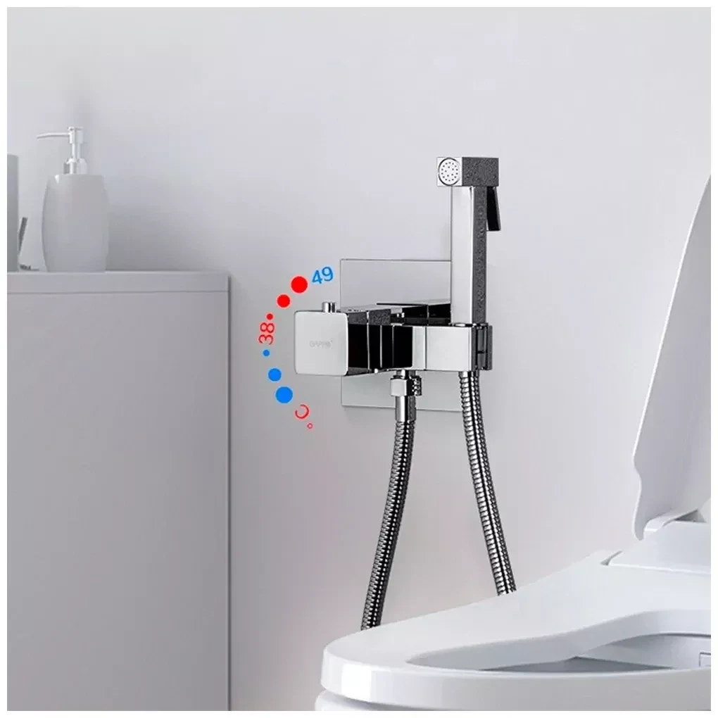 Гигиенический душ Gappo G7207-40 с термостатом Хром (G7207-40) - фото 2 Гигиенический душ Gappo G7207-40 с термостатом Хром (G7207-40) - фото 2