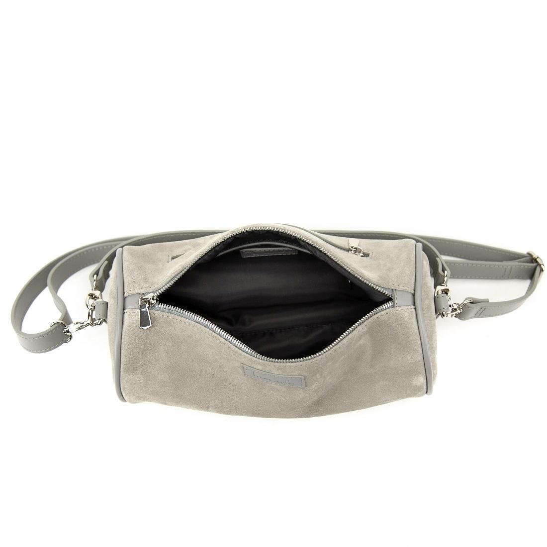 Сумка-кросбоді жіноча замшева Tavinchi CH-0777G-Y Сірий (2693651531) - фото 2 Сумка-кросбоді жіноча замшева Tavinchi CH-0777G-Y Сірий (2693651531) - фото 2