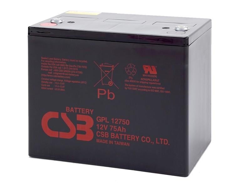 Акумуляторна батарея CSB GPL12750 12V 75Ah