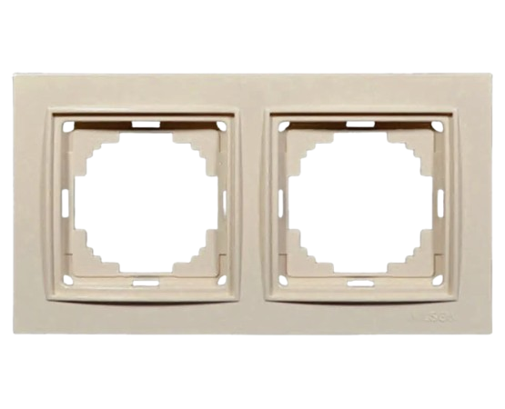 Рамка двухместная универсальная Nilson Thor Кремовый (00000004103)
